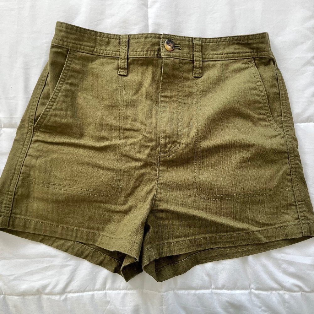 Madewell Olive Shorts